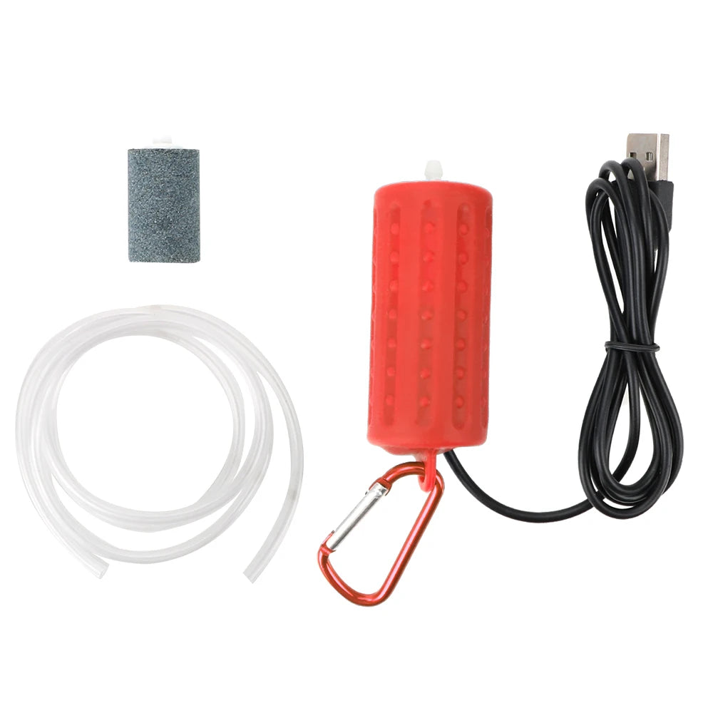 Mini USB Fish Tank Oxygen Air Pump Aquatic Terrarium Filter Mute Energy Saving Supplies Aquarium Accessories