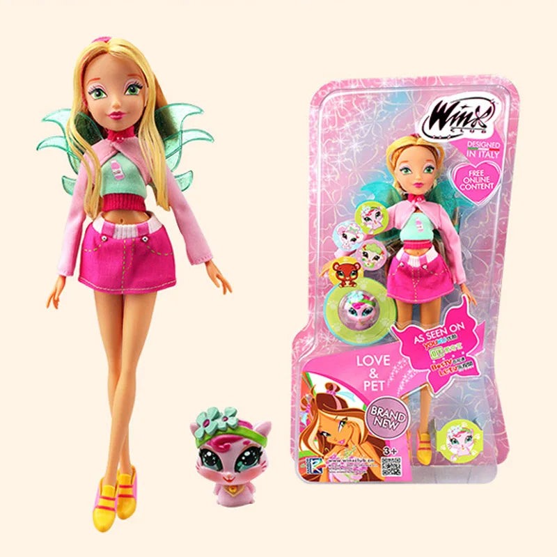 Premium Fairy Doll Collection - Rainbow Colorful Fashion Dolls 26cm