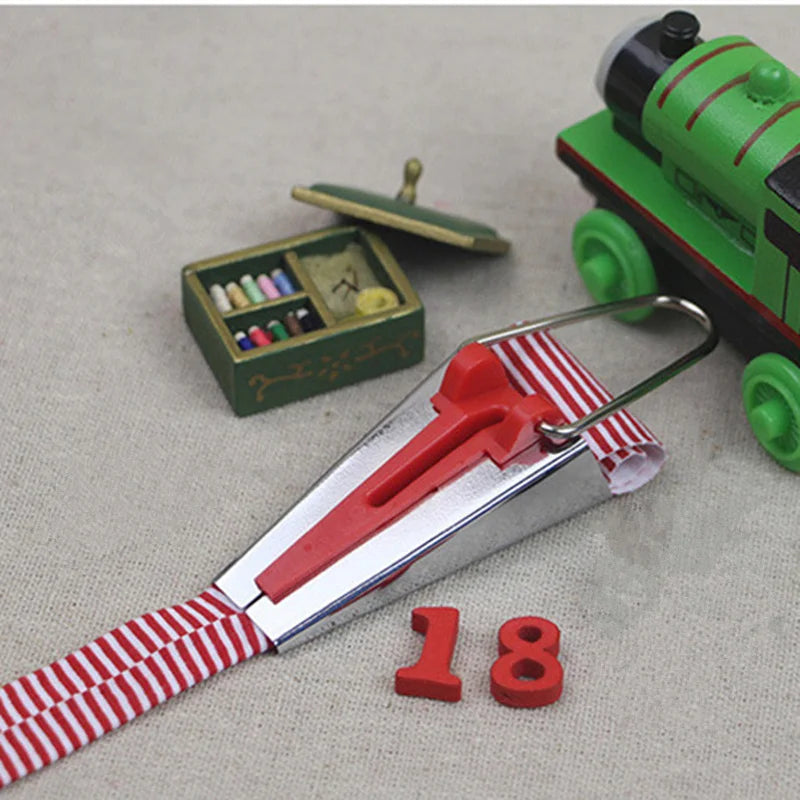 Bias Tape Maker Set - 4 Sizes (6mm, 12mm, 18mm, 25mm) Stainless Steel Sewing Tools