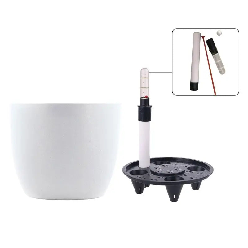 Self-Watering Indoor Planter Pot with Water Level Indicator - 6x5 Inch