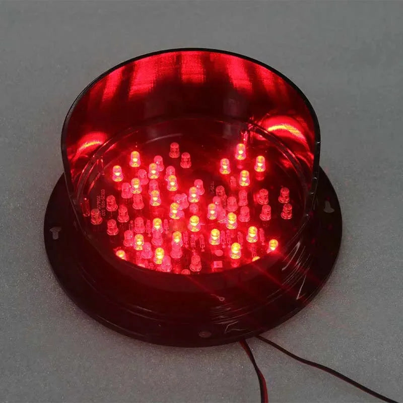 DC12V or DC24V New Arrival Exclusive 125mm Red Cross and Green Arrow LED Traffic Lights For Road Safety Traffic Safety
