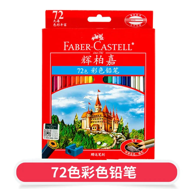 Faber Castell 72/48/36 Colored Pencils Set Student Beginners Hand Painted Graffiti Painting Art Supplies School Supplies Secure