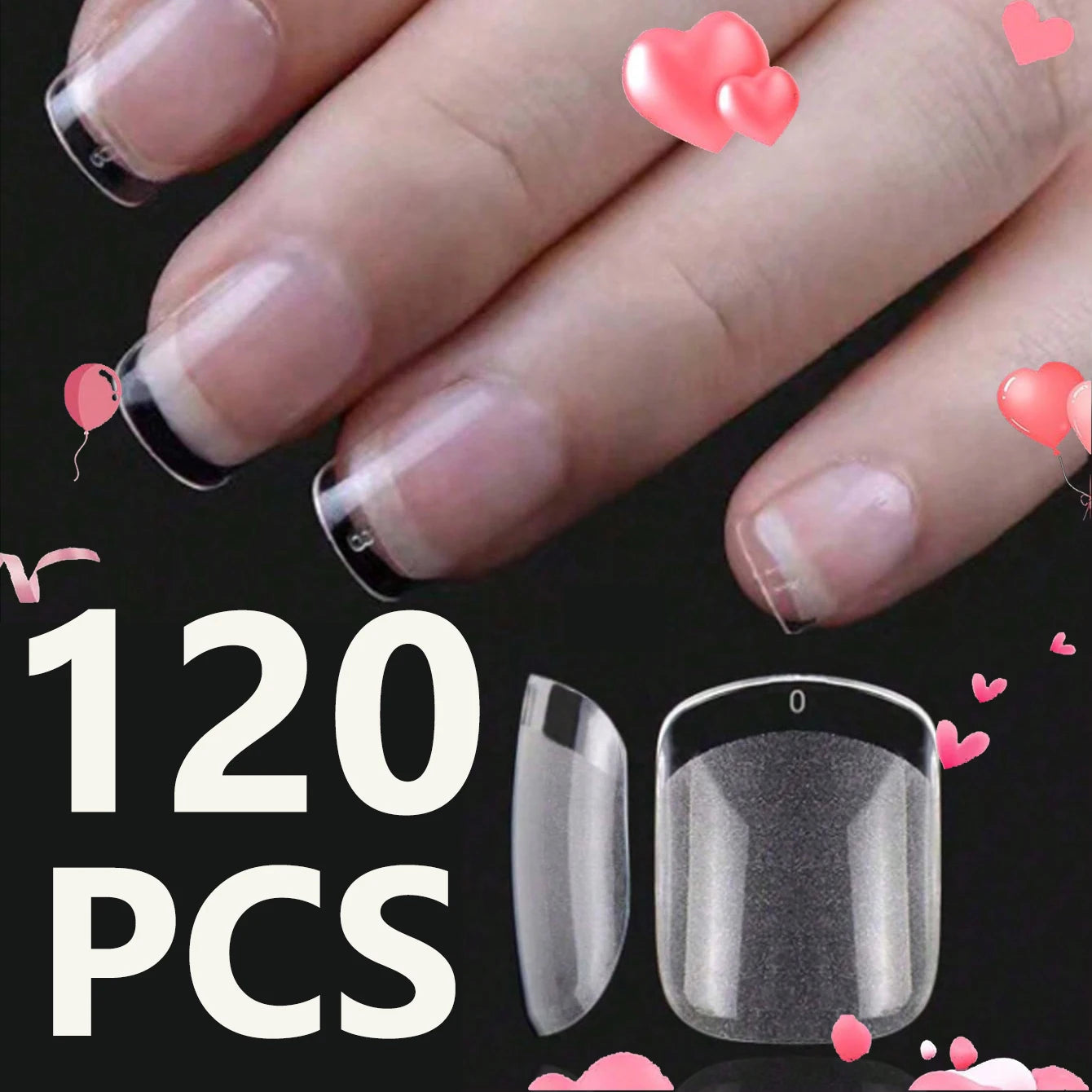 120PCS-Short almond semi-frosted fake nails - perfect for nail design and salon extensions perfect for dating and everyday wear