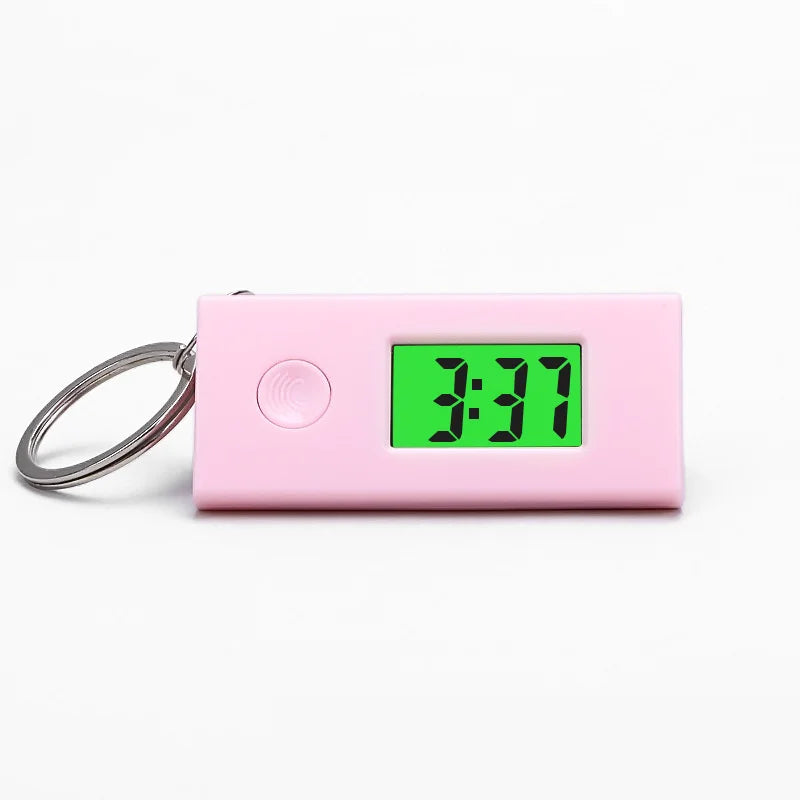Luminous ABS Digital Electronic Clock Mini Portable Student Exam Silent Clock Library Study Pocket Watch Backlight LCD Display