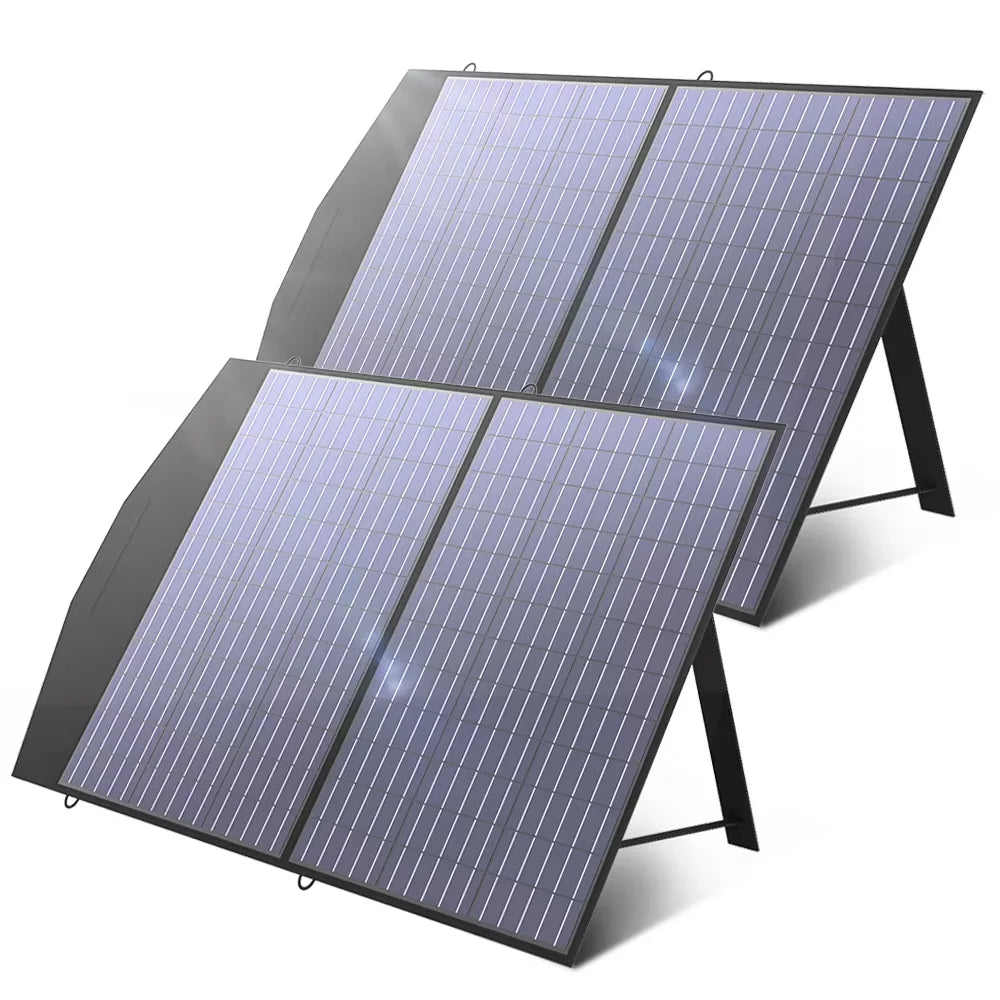 ALLPOWERS SP027 Foldable Solar Panel - 100W/200W Portable Solar Charger for Camping & Emergency Power