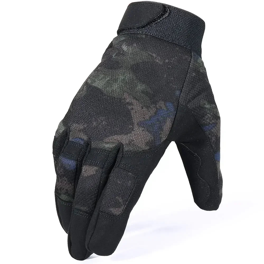 Outdoor Sports Tactical Gloves Training Climbing Shooting Hunting Cycling Ski Bicycle Riding MTB Road Bike Anti-skid Mittens Men