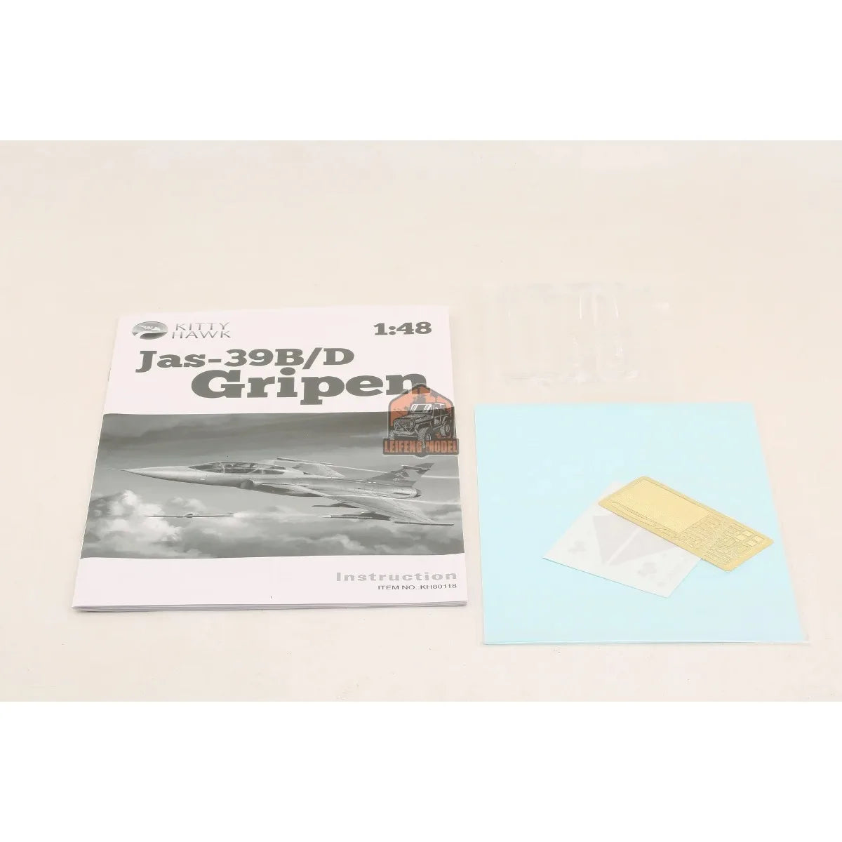 Kitty Hawk KH80118 1/48 JAS-39B/D Gripen Model Kit Assembly Plastics Model Kit Custom Collectible Children Toy Birthday Gift