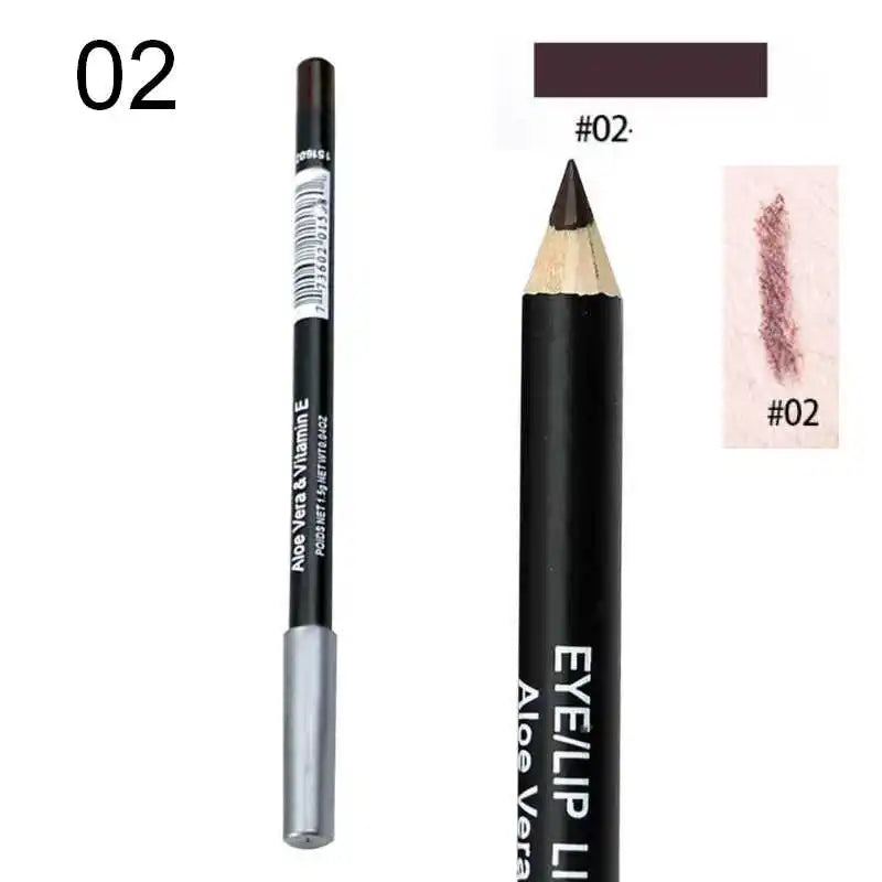 Waterproof Eyeliner & Eyebrow Pencil - Long-Lasting Dual-Purpose Makeup Pencil