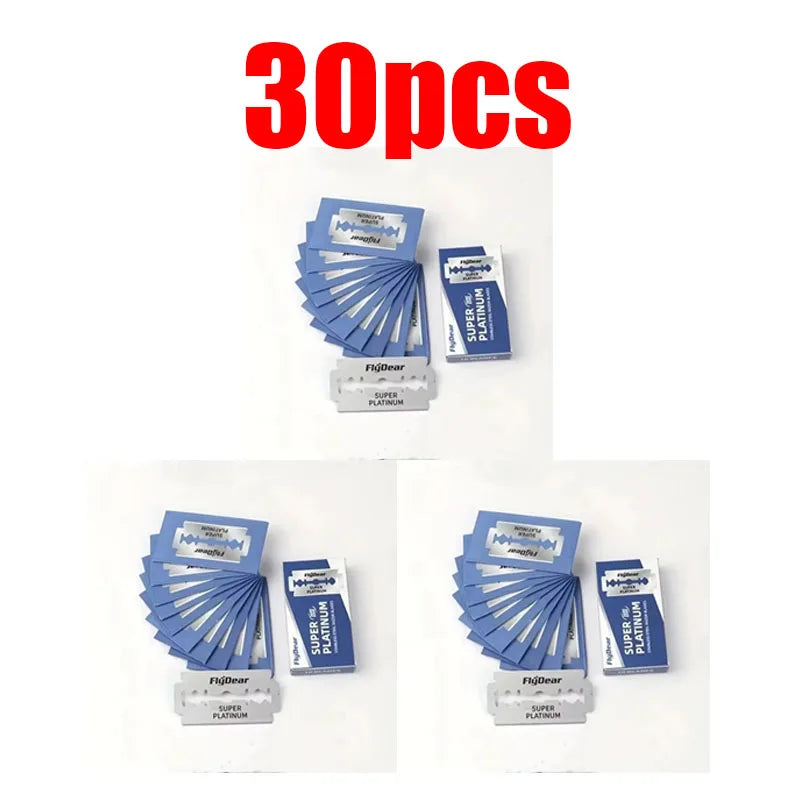 10/20/40/60pcs Double Edge Razor Blades Men'S Razor For Shaving Men Blade Professional Barber Razor Beard Trimmer Tool