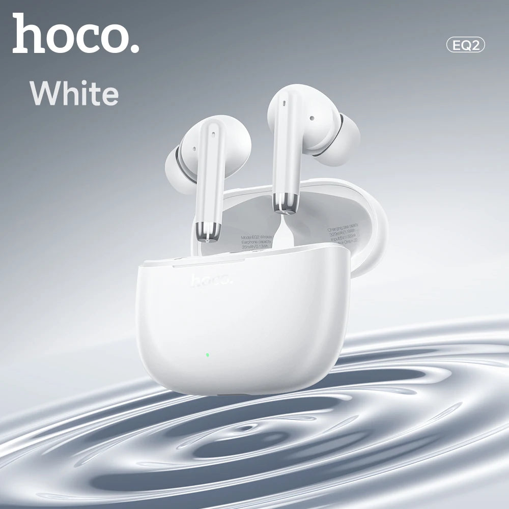 HOCO EQ2 Wireless Bluetooth 5.3 Earbuds - Touch Control Sports Headphones with Microphone