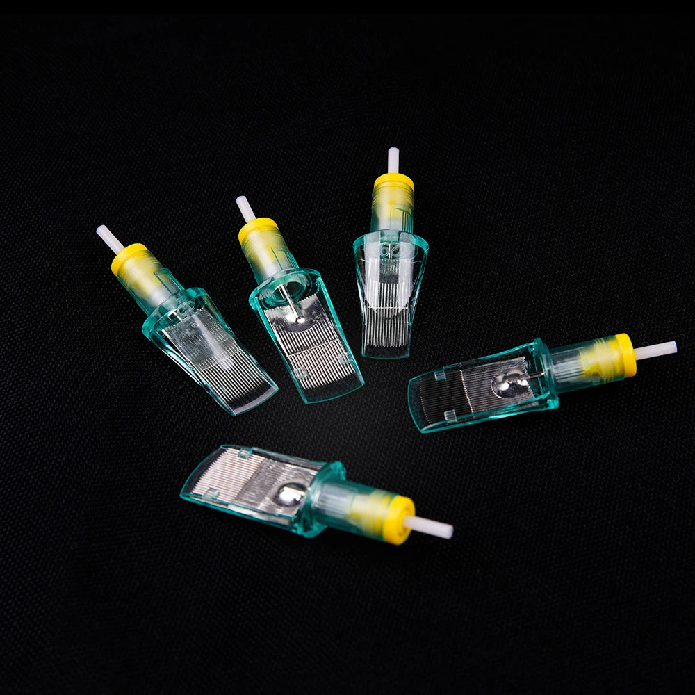5/10PC Disposable Large Size Tattoo Needles 29 35 39 45 49 Round Magnum Sterilized Cartridge for Big Pattern and Shadow Coloring