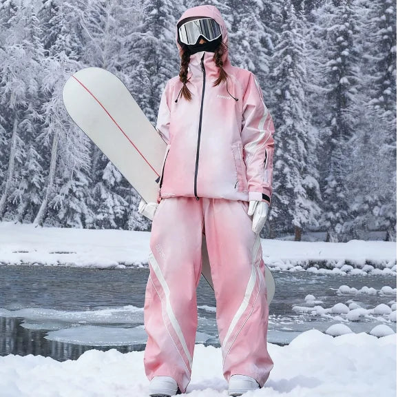 RAWRWAR 2025 Unisex 3-Layer Alpine Ski Suit - Waterproof & Windproof with Thermal-Lock Technology for Freeride & Powder Snow