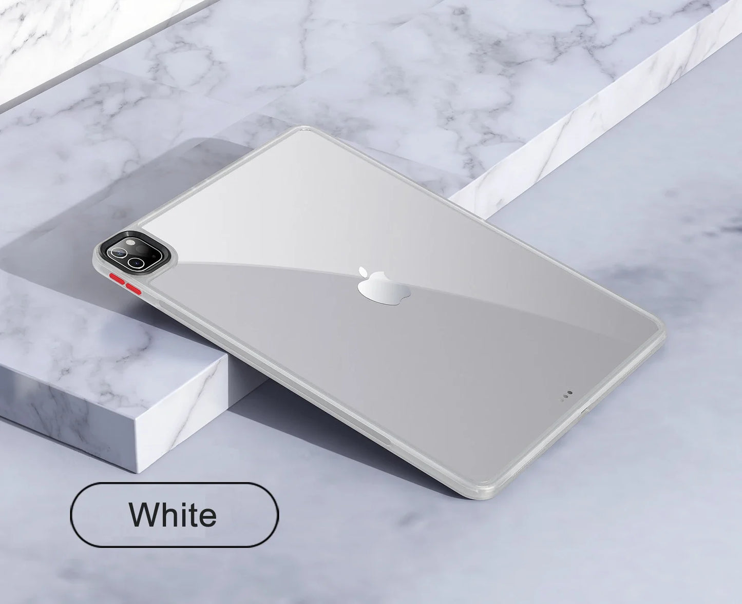 For Apple iPad Air 4 5 Pro 10.2 11 12.9 13 MINI 6 7 8 9 10 Clear Transparent Coque Case Sleeve Silicone Shockproof Hard Cover