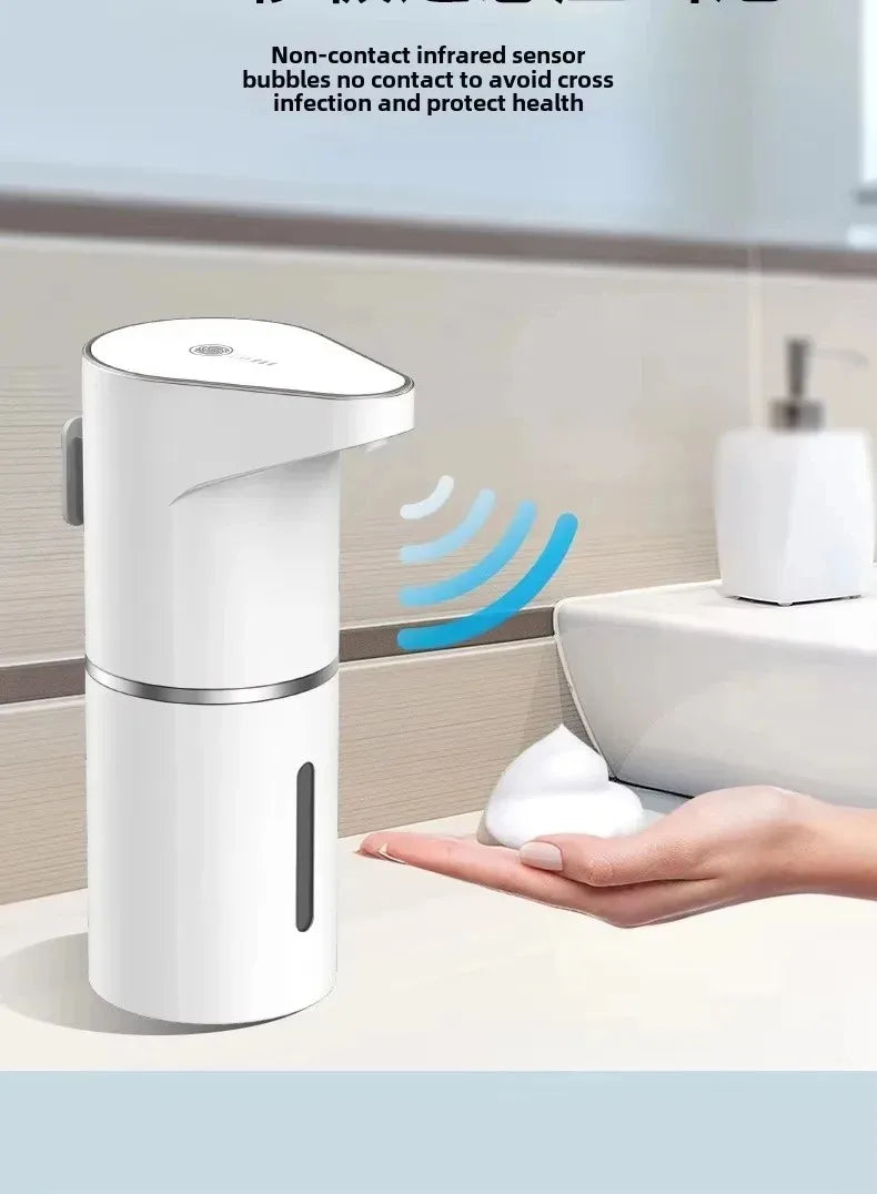 Automatic Touchless Soap Dispenser - Wall-Mounted Rechargeable Hand Sanitizer Dispenser