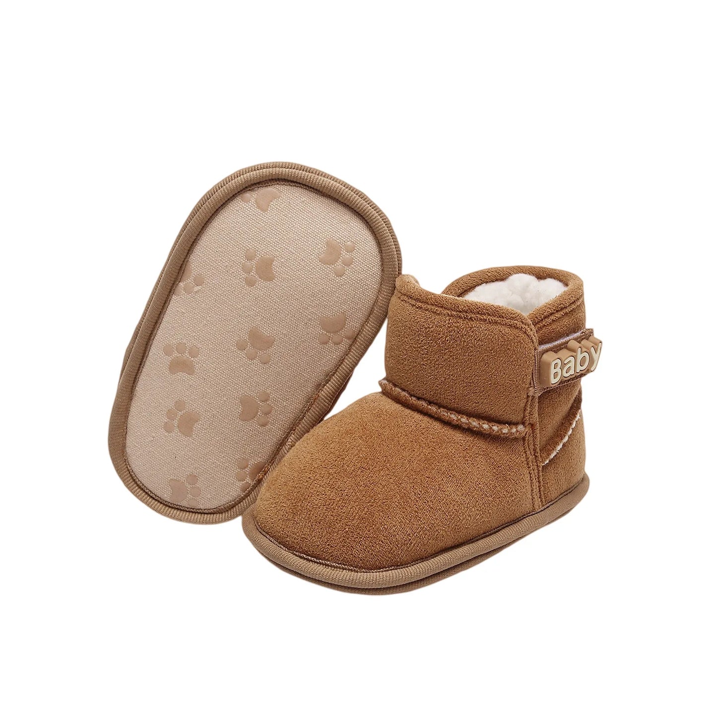 Premium Baby Winter Boots - Fleece-Lined Warm Ankle Shoes