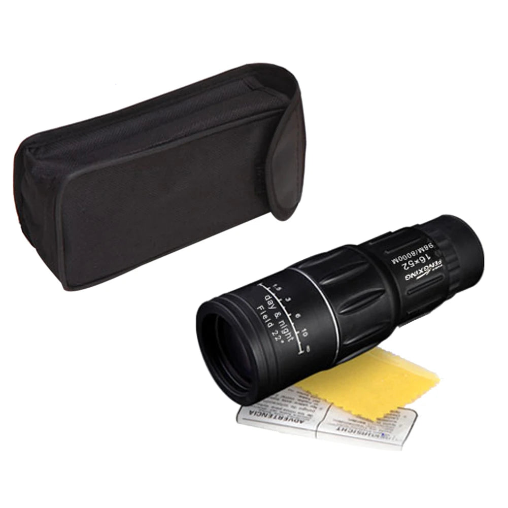 16x52 Zoom Telescope HD Portable Strong Binoculars Long Range Professional Monocular 66M/8000M For Hunting Camping