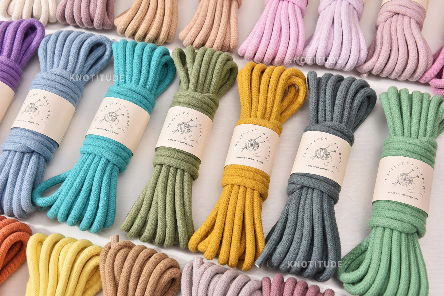 6mm Eco Friendly PET Rope Pure Cotton Rope Cotton bondage Rope perfect for Pet Leashes, Shoulder Bag and Various DIY Projects