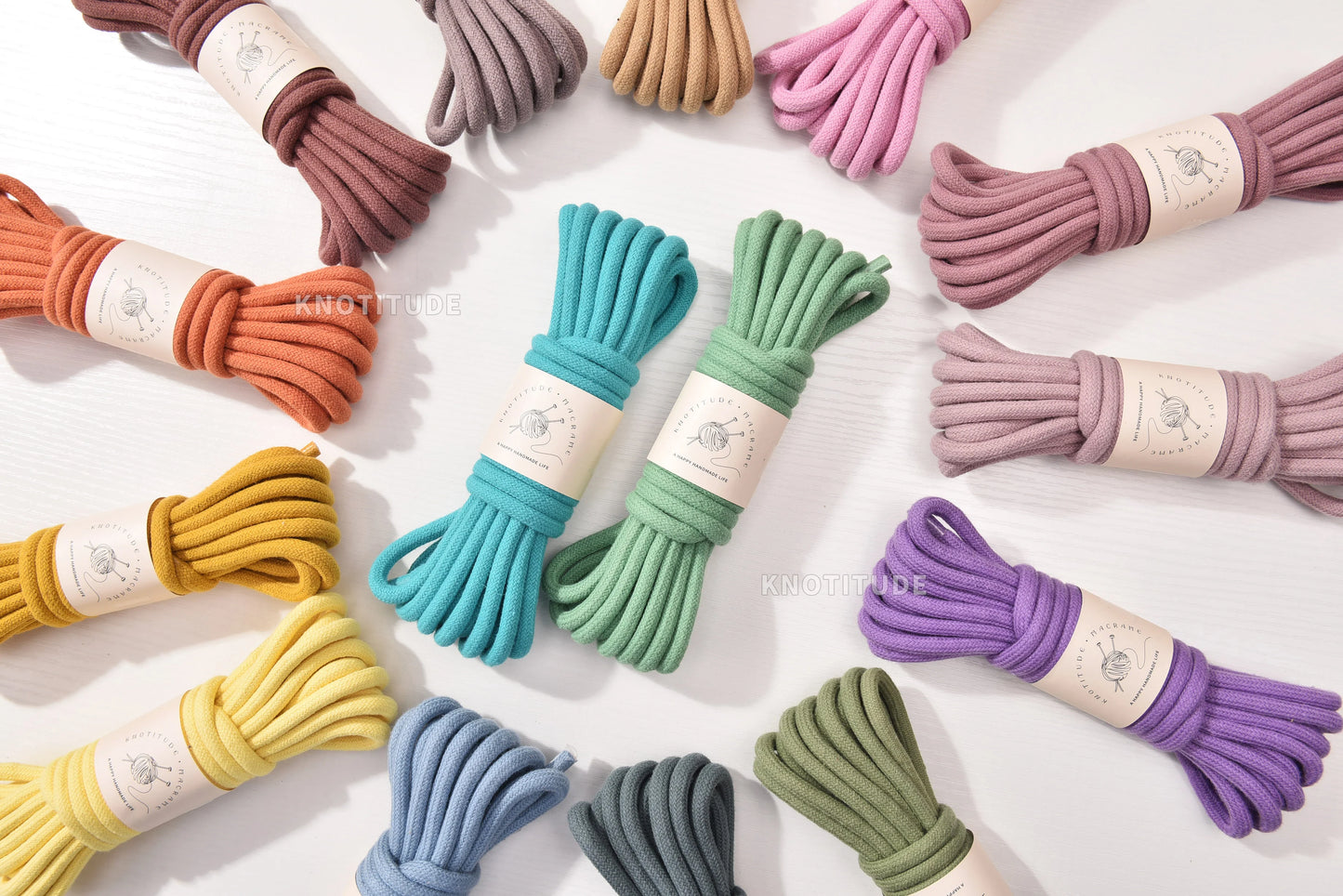 6mm Eco Friendly PET Rope Pure Cotton Rope Cotton bondage Rope perfect for Pet Leashes, Shoulder Bag and Various DIY Projects