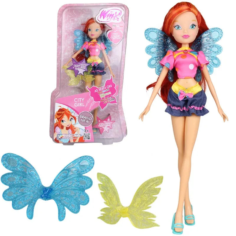 Premium Fairy Doll Collection - Rainbow Colorful Fashion Dolls 26cm