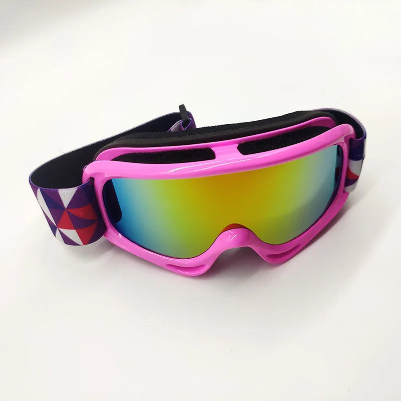 Kids Ski Goggles Double Anti-fog UV400 Children 3-12 years old Glasses Snow Eyewear Outdoor Sports Girls Boys Snowboard Skiing
