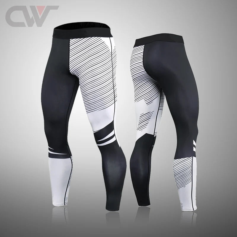Winter New Men Ski Thermal Underwear Sets Compression Sweat Quick Drying Cycling Thermo Underwear Men Clothing Long Johns