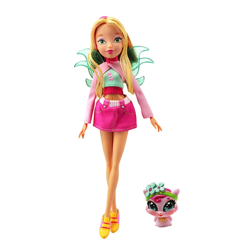 Premium Fairy Doll Collection - Rainbow Colorful Fashion Dolls 26cm