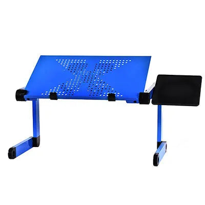 Adjustable Aluminum Laptop Stand - Portable Folding Desk for Bed & Study