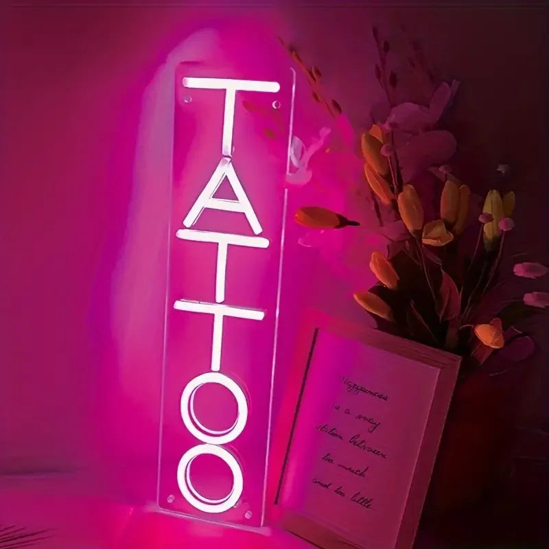 Tattoo Wedding Dropshipping Neon Sign for Bedroom Party Home Decor