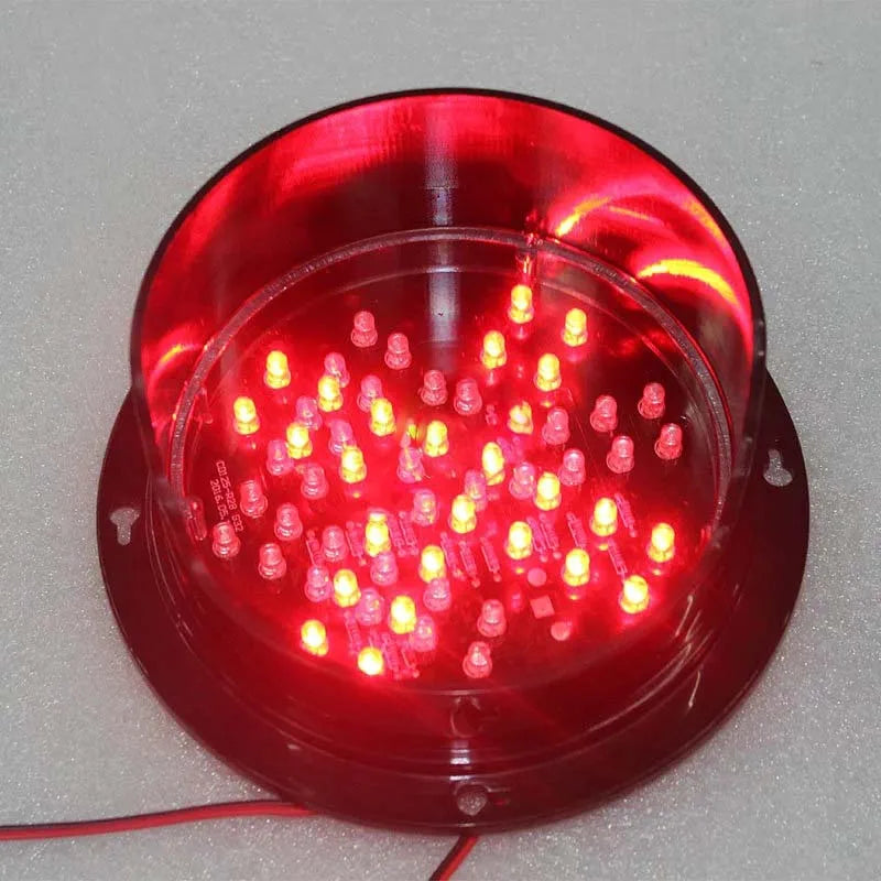 DC12V or DC24V New Arrival Exclusive 125mm Red Cross and Green Arrow LED Traffic Lights For Road Safety Traffic Safety