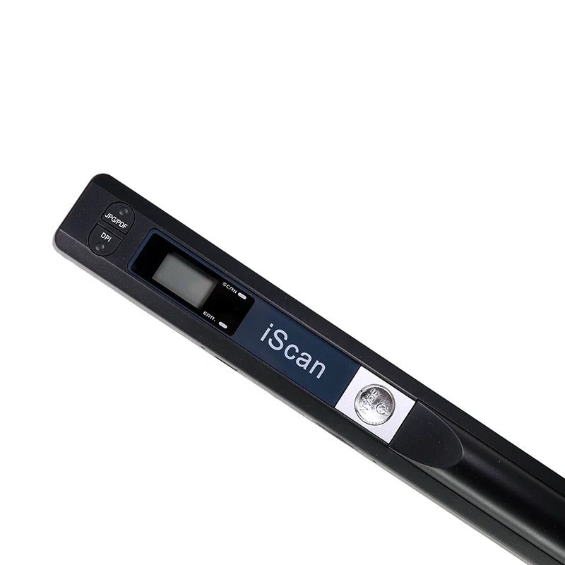 Portable 900DPI Handheld Document Scanner with LCD Display