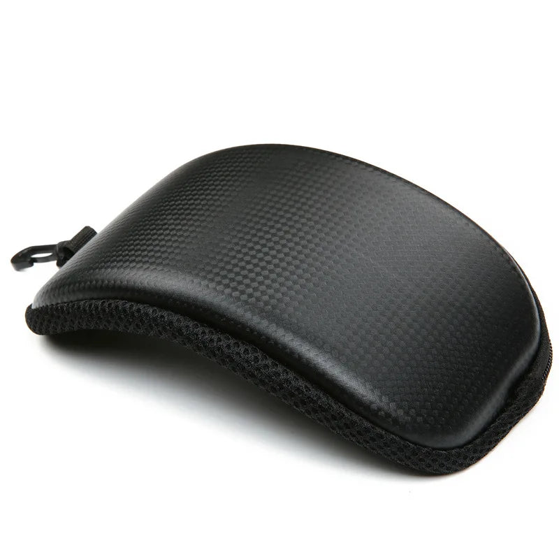 Ski Goggles Case PU Zipper Bag 22X12.5CM
