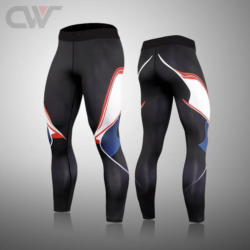 Winter New Men Ski Thermal Underwear Sets Compression Sweat Quick Drying Cycling Thermo Underwear Men Clothing Long Johns
