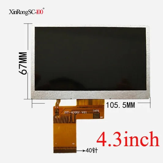 4.3" Inch Complete LCD Screen For Launch X431 Diagun III Display Panel Touch Screen Digitizer Repair Replacement