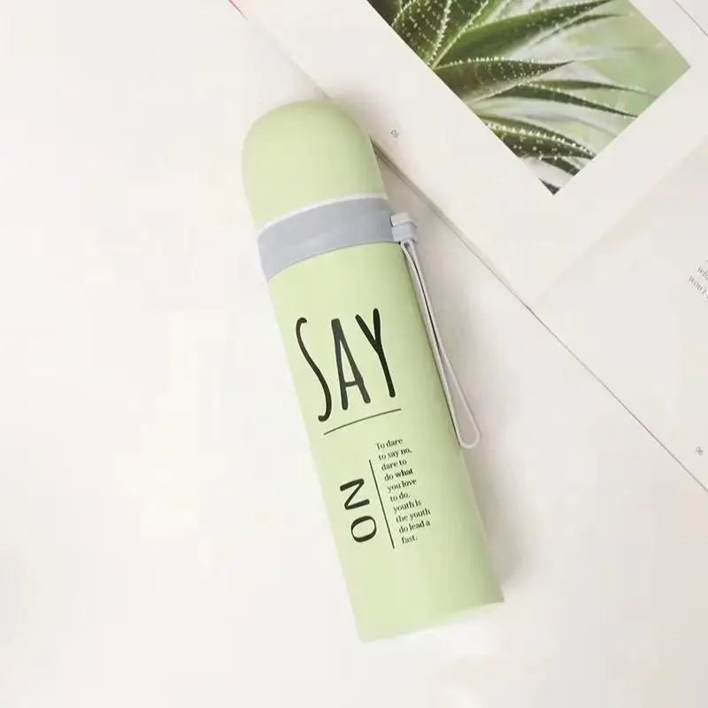 Wholesale 450ml Stainless Steel Sport Water Bottle Eco-Friendly Classic Design Thermal Insulation 0-6 Hours Lid Giveaways