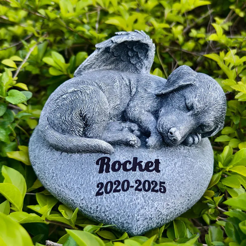 Customizable Cute Love Dog Decor - Halloween Home Decor & Cheap Room Decor Resin Craft Ornament