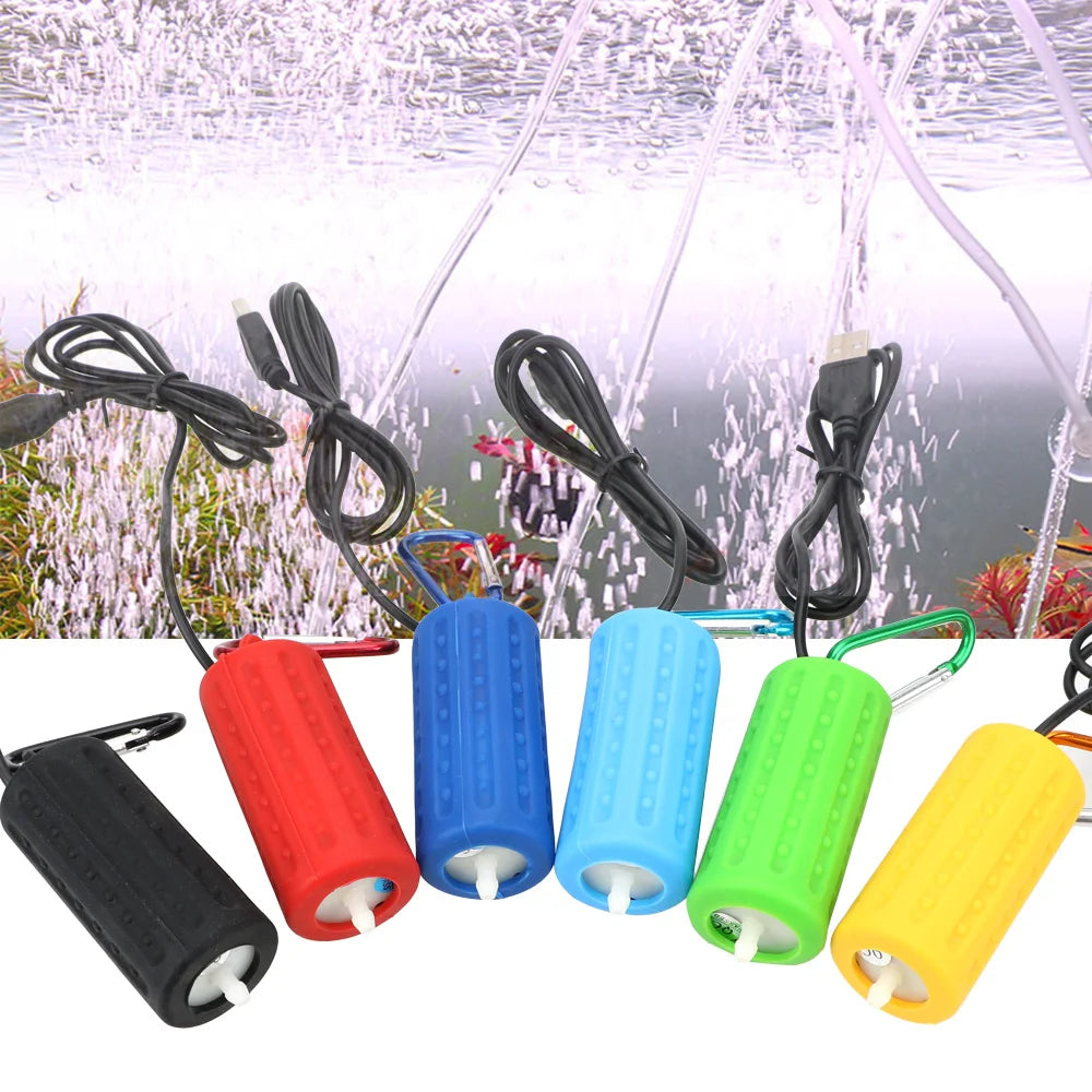 Mini USB Fish Tank Oxygen Air Pump Aquatic Terrarium Filter Mute Energy Saving Supplies Aquarium Accessories