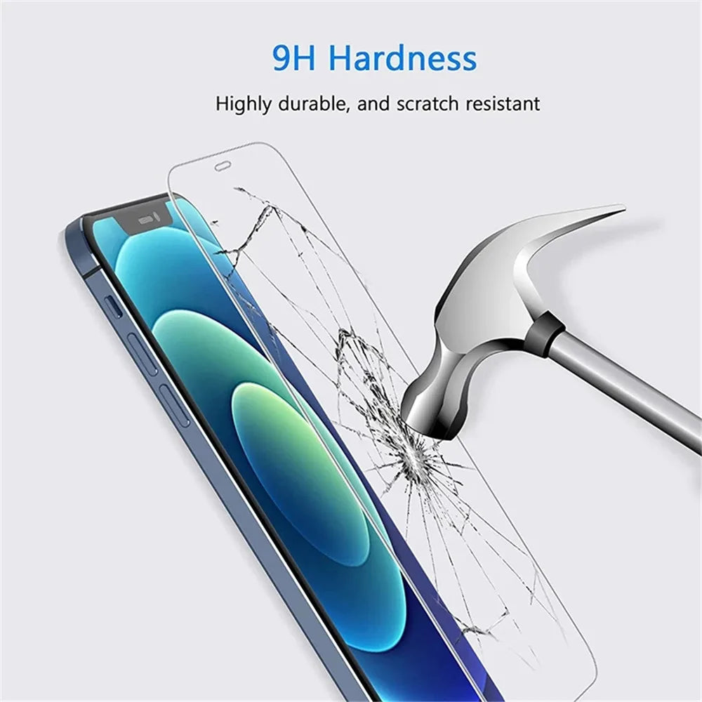 Premium 4-Pack Tempered Glass Screen Protector - HD Protection for iPhone
