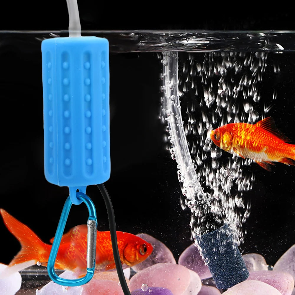 Mini USB Fish Tank Oxygen Air Pump Aquatic Terrarium Filter Mute Energy Saving Supplies Aquarium Accessories