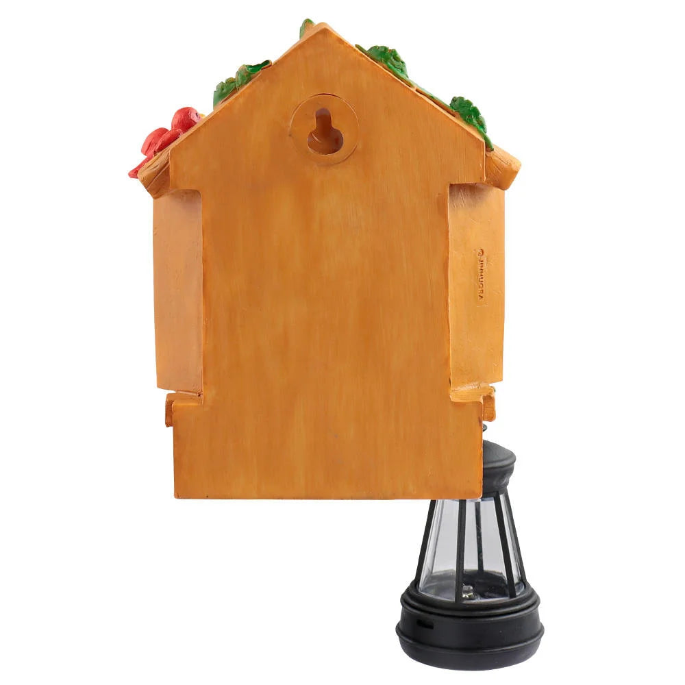 Cartoon-Themed Solar Lantern Gnome Resin Garden Decor Figurine for Outdoor Yard Use Painted Flower for Home Decor Gifts Art