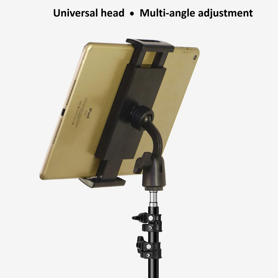 Adjustable Tablet Tripod Floor Stand Holder Live Mount Support for 4-13 inches for iPad Air Pro 12.9 Lazy Holder Bracket Support