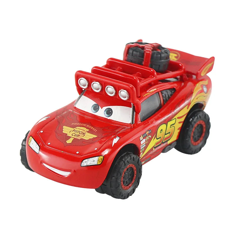 Disney Pixar No.95 Lightning McQueen Cars 2 3 Mater Frank Tractor 1:55 Diecast Vehicle Metal Alloy Boy Kid Toys Birthday Gifts