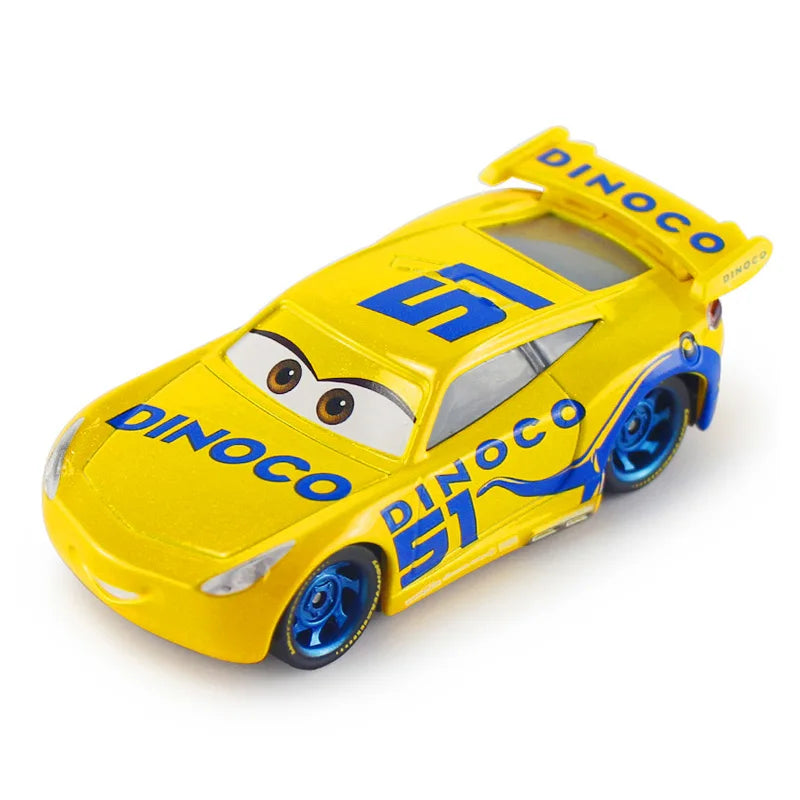 Disney Pixar No.95 Lightning McQueen Cars 2 3 Mater Frank Tractor 1:55 Diecast Vehicle Metal Alloy Boy Kid Toys Birthday Gifts