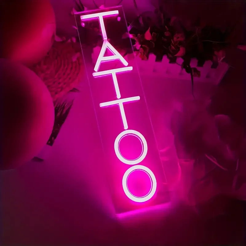 Tattoo Wedding Dropshipping Neon Sign for Bedroom Party Home Decor