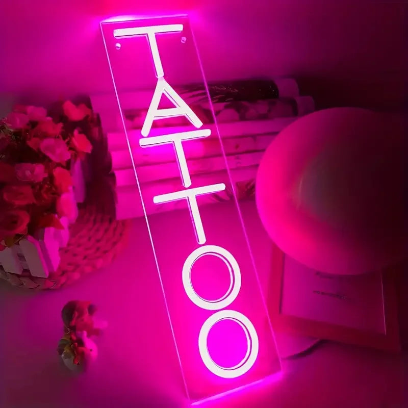Tattoo Wedding Dropshipping Neon Sign for Bedroom Party Home Decor