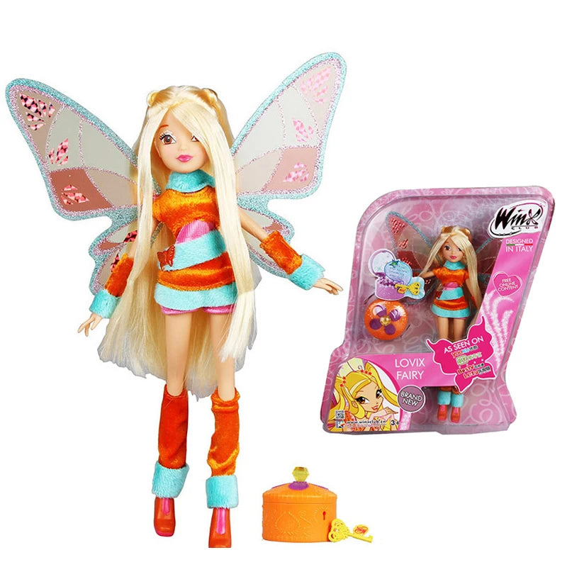 Premium Fairy Doll Collection - Rainbow Colorful Fashion Dolls 26cm