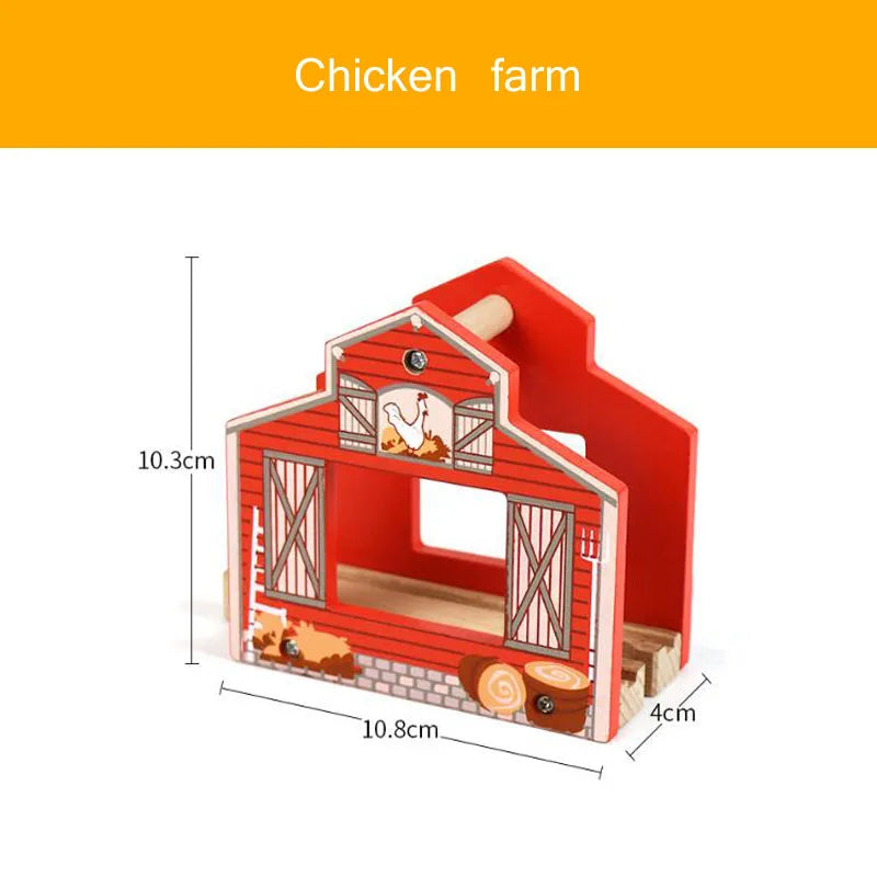 Wooden Train Track Accessories Wood Railway Track Train Station Bridge Tunnel Compatible All Brands Wooden Track Toys