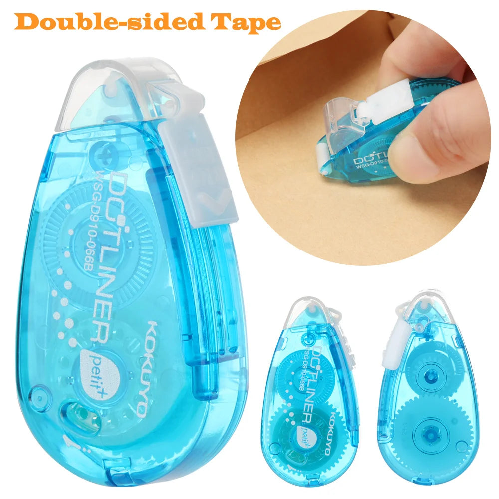 Double Sided Adhesive Paper Glue Tape Dispenser Dot Liner Tape Glue Scrapbooking Crafts Adhesive Office School Supply Stationery