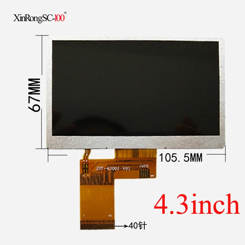 4.3" Inch Complete LCD Screen For Launch X431 Diagun III Display Panel Touch Screen Digitizer Repair Replacement