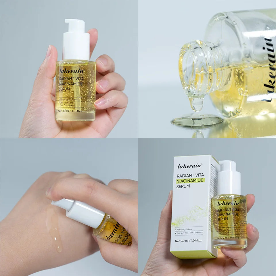 Collagen Peptide Serum Niacinamide Face Serum Firming Skin Fade Fine Lines Pore Shrink Remove Dark Spots Smoothing Skin Care