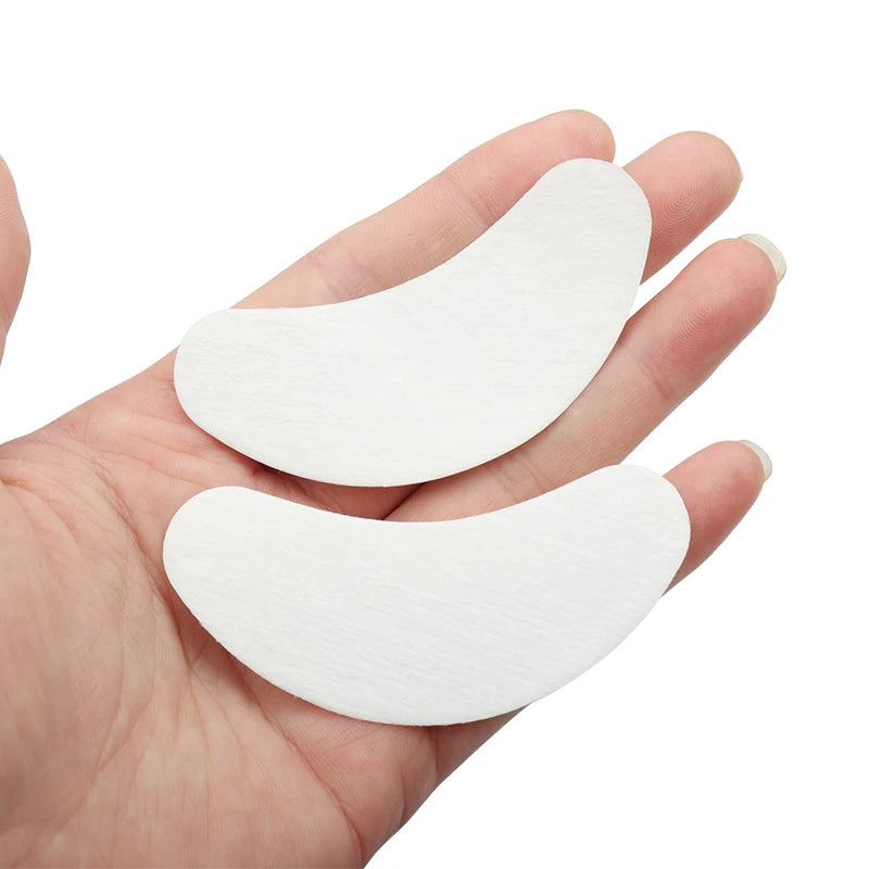 100 Pairs Hydrogel Eye Patch Eyelash Pad Gel Patch Grafting Under Eye Paper Sticker Fox Wraps Eyelash Extension Makeup Tools